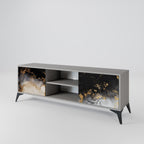 MARBLE OF TOMMORROW TV-Lowboard mit 2 Türen in Grau