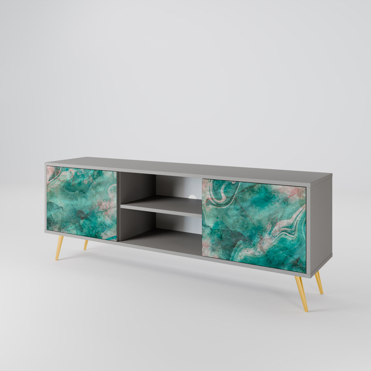 ABSTRACT ALCHEMY 2-türiges TV-Lowboard