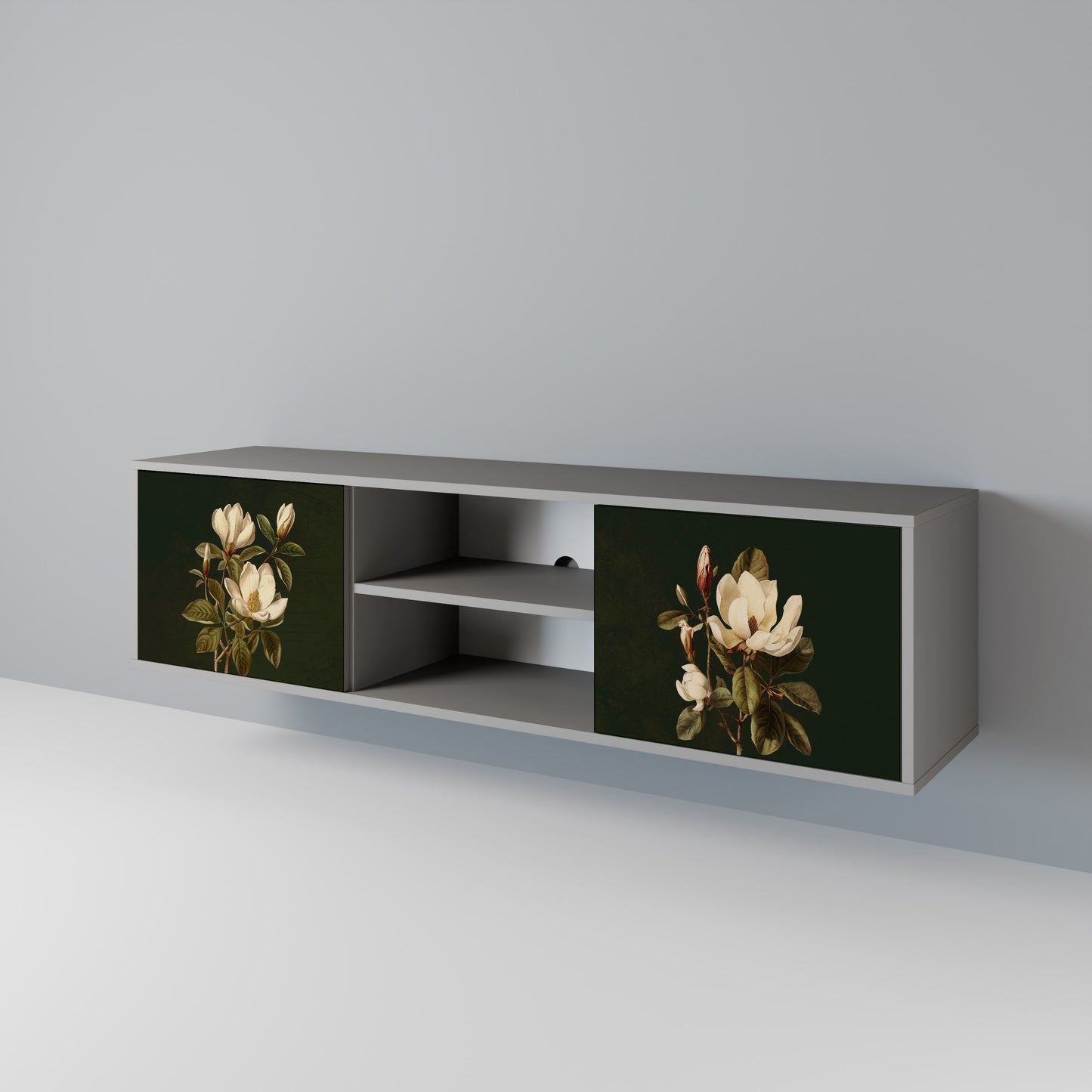 FLORAL NOIR 2-türiges TV-Lowboard