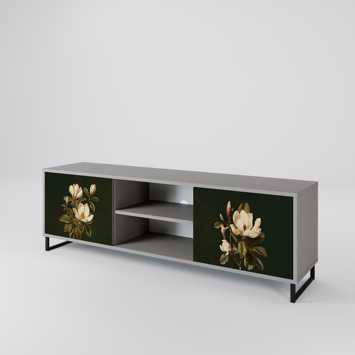 FLORAL NOIR 2-türiges TV-Lowboard