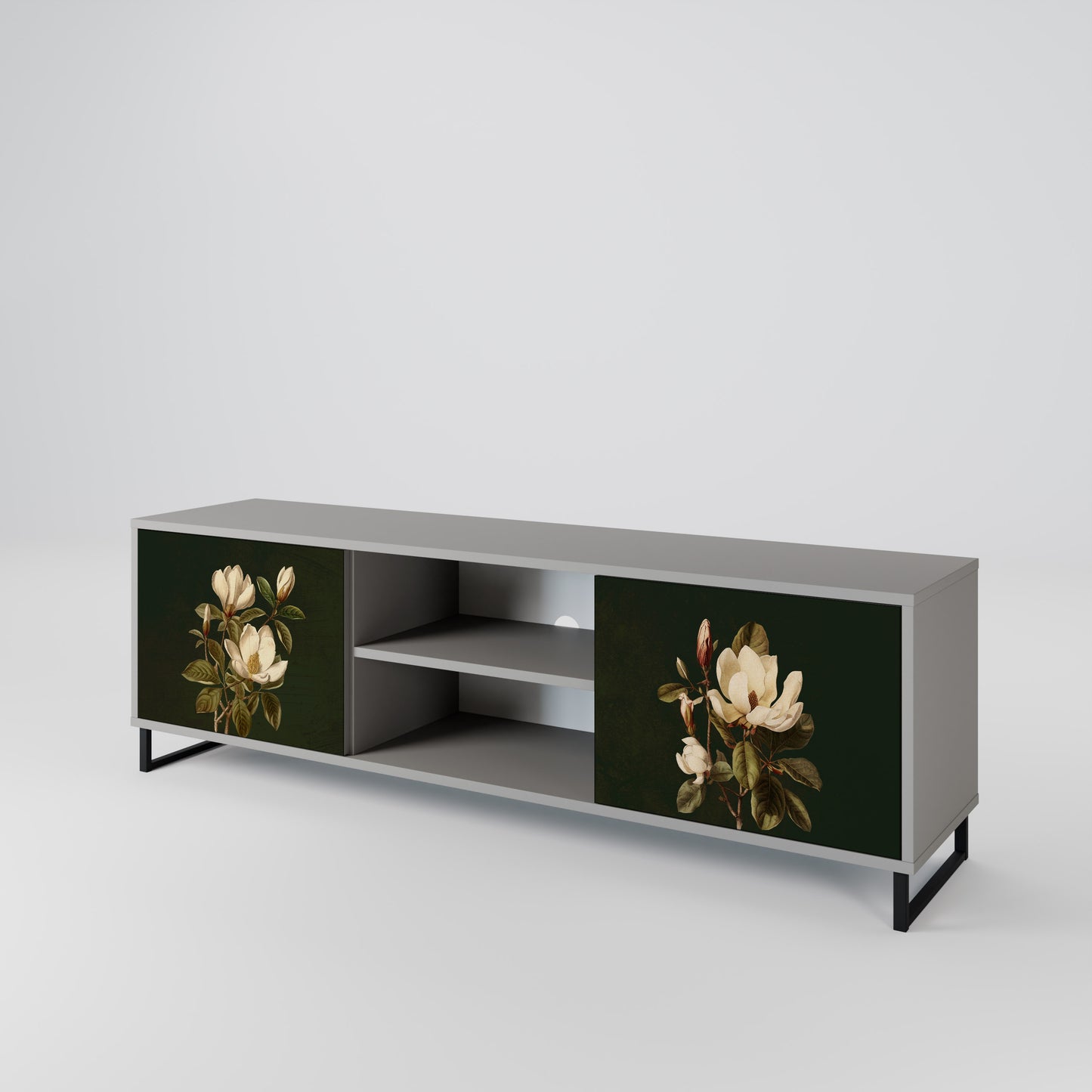 FLORAL NOIR 2-türiges TV-Lowboard