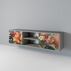 STYLISH BEAUTY TV-Lowboard mit 2 Türen in Grau