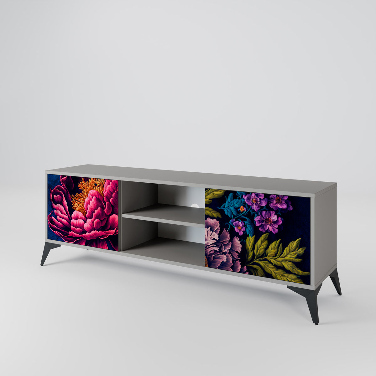 BLOOMING ELEGANCE 2-türiges TV-Lowboard