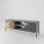 GENTLE POWER TV-Lowboard mit 2 Türen in Grau