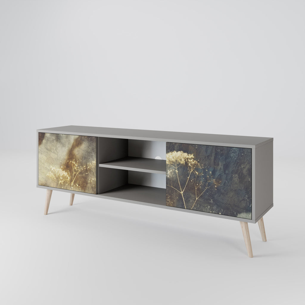 GENTLE POWER TV-Lowboard mit 2 Türen in Grau