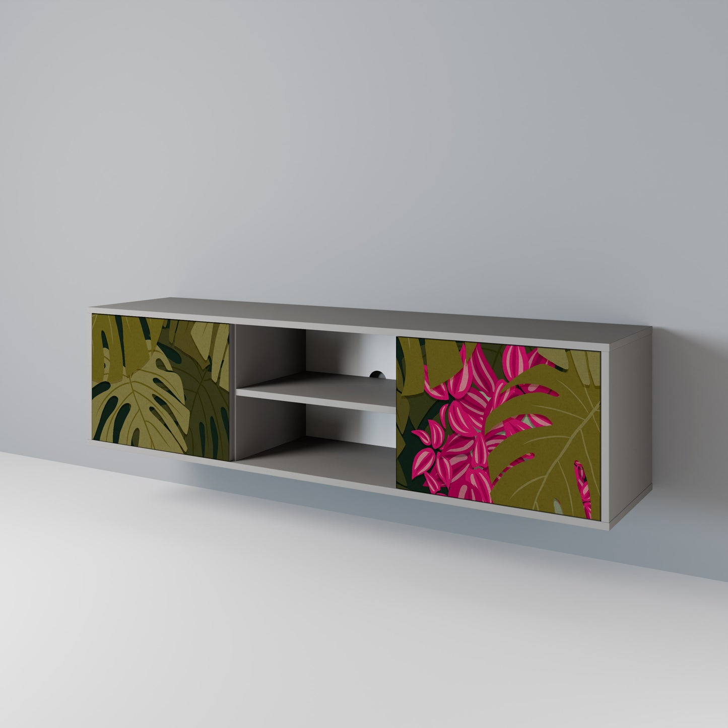 TROPICAL BEAUTY 2-türiges TV-Lowboard