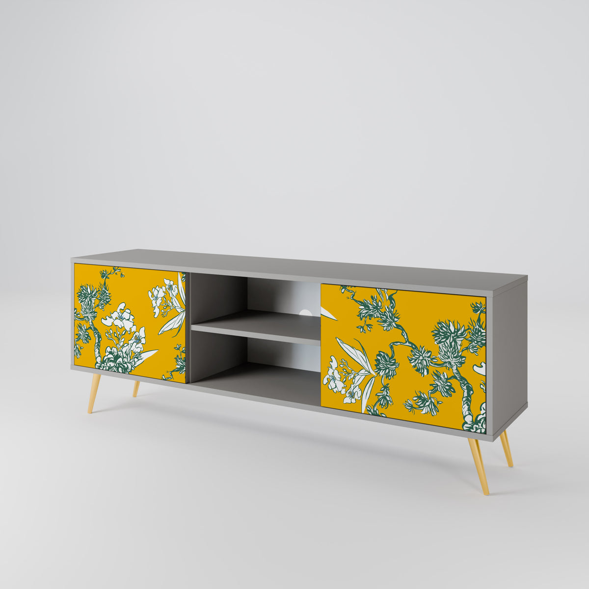 YELLOW CHINOISERIE 2-türiges TV-Lowboard