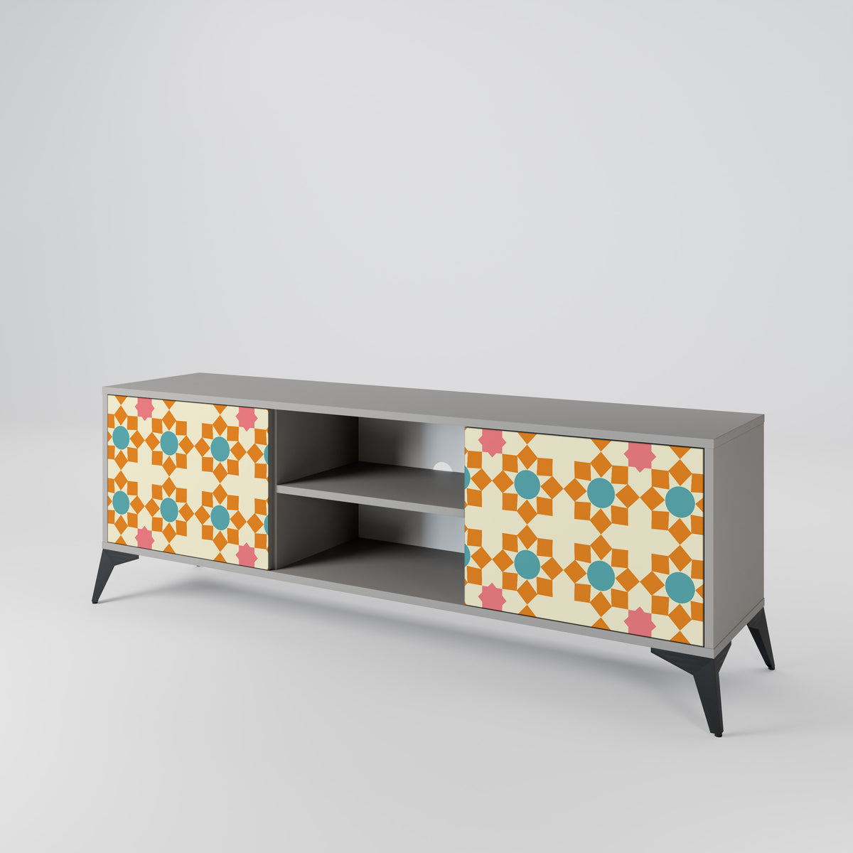 FLORAL DECOR 2-türiges TV-Lowboard