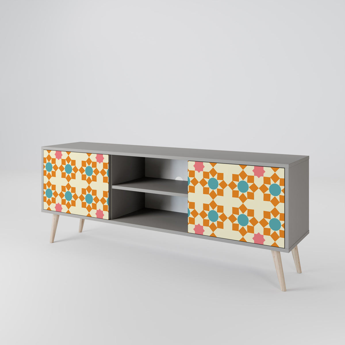 FLORAL DECOR 2-türiges TV-Lowboard