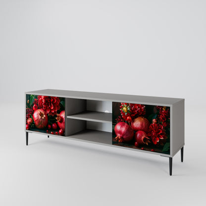 DAHLIAS AND POMEGRANATES 2-türiges TV-Lowboard