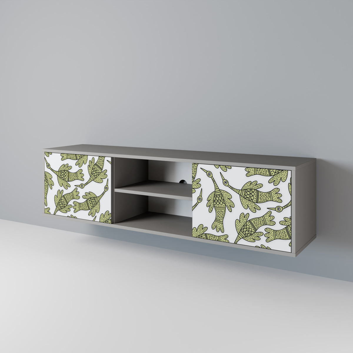 SEEDLING SONGBIRD 2-Door TV Cabinet