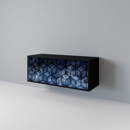 CUBIC MIST Kompaktes 2-türiges TV-Lowboard