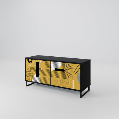 SHAPESHIFT SYMPHONY Kompaktes 2-türiges TV-Lowboard