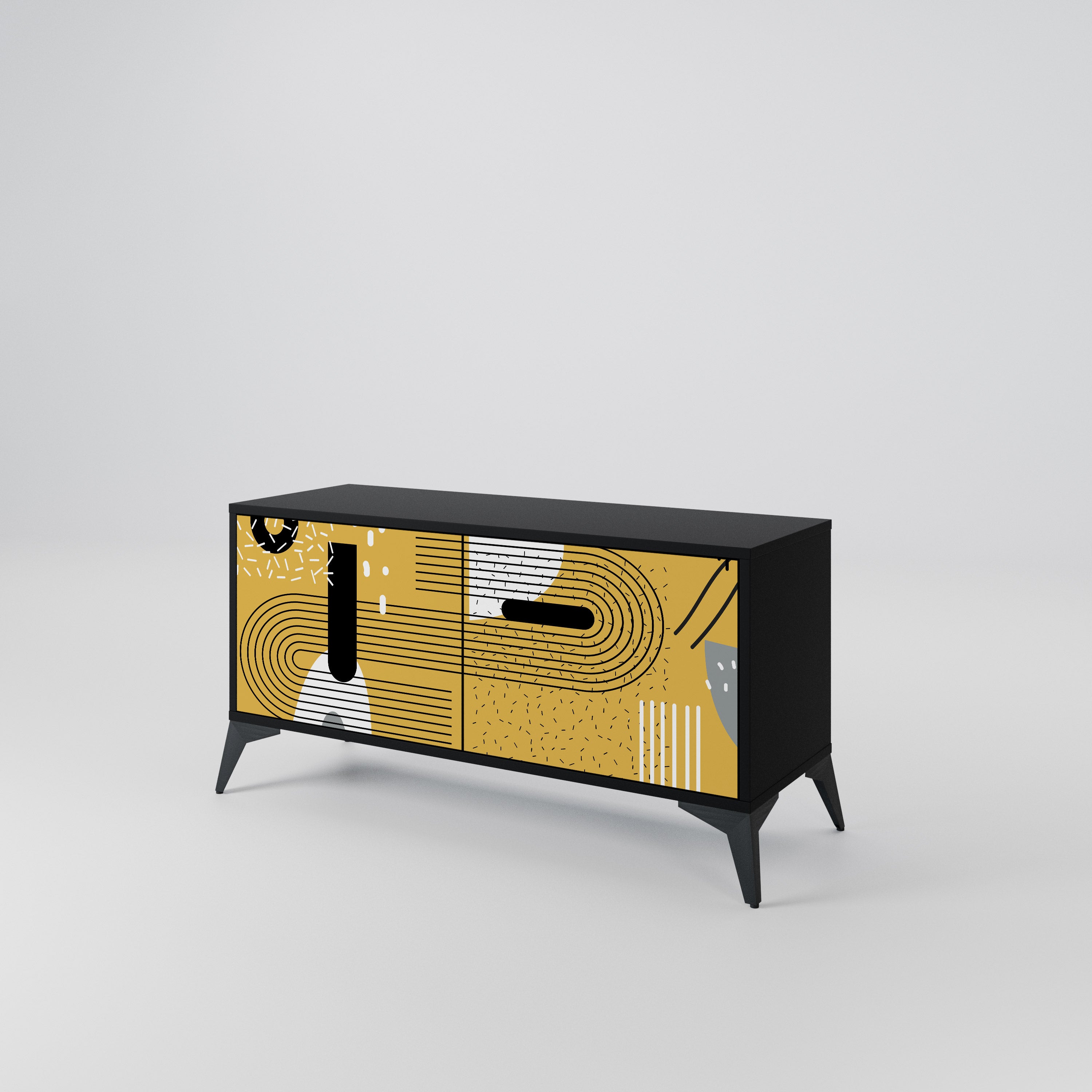 SHAPESHIFT SYMPHONY Compact 2-Door TV Cabinet