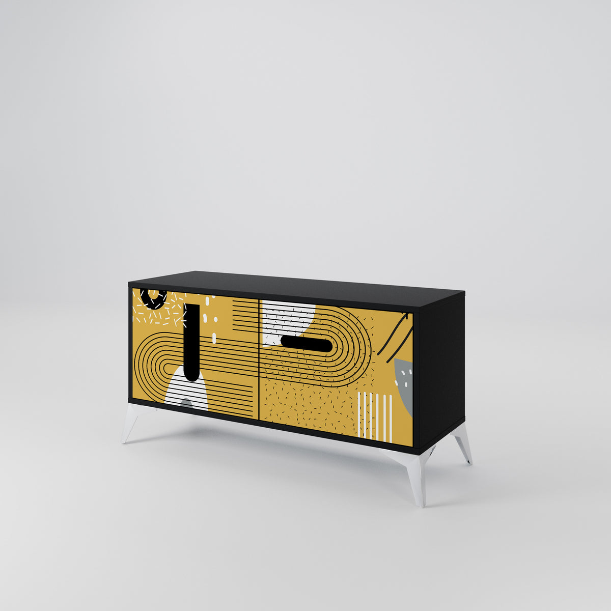 SHAPESHIFT SYMPHONY Kompaktes 2-türiges TV-Lowboard