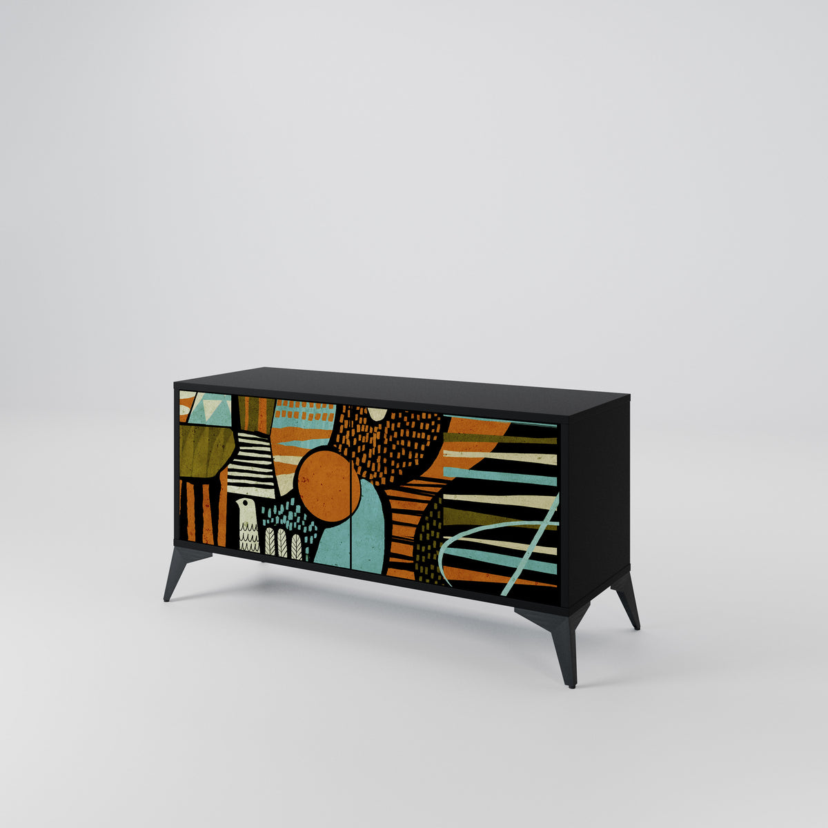 GEODE GLIMMER Kompaktes 2-türiges TV-Lowboard