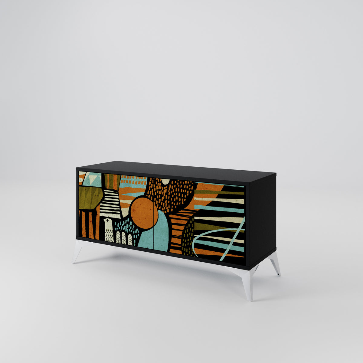 GEODE GLIMMER Kompaktes 2-türiges TV-Lowboard