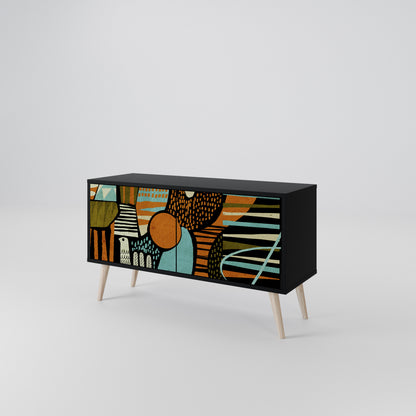 GEODE GLIMMER Kompaktes 2-türiges TV-Lowboard
