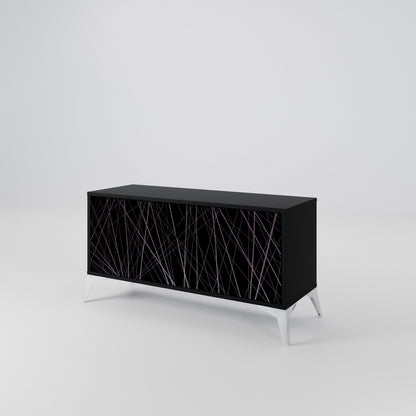 SHIMMER SPIDERGRAM Kompaktes 2-türiges TV-Lowboard