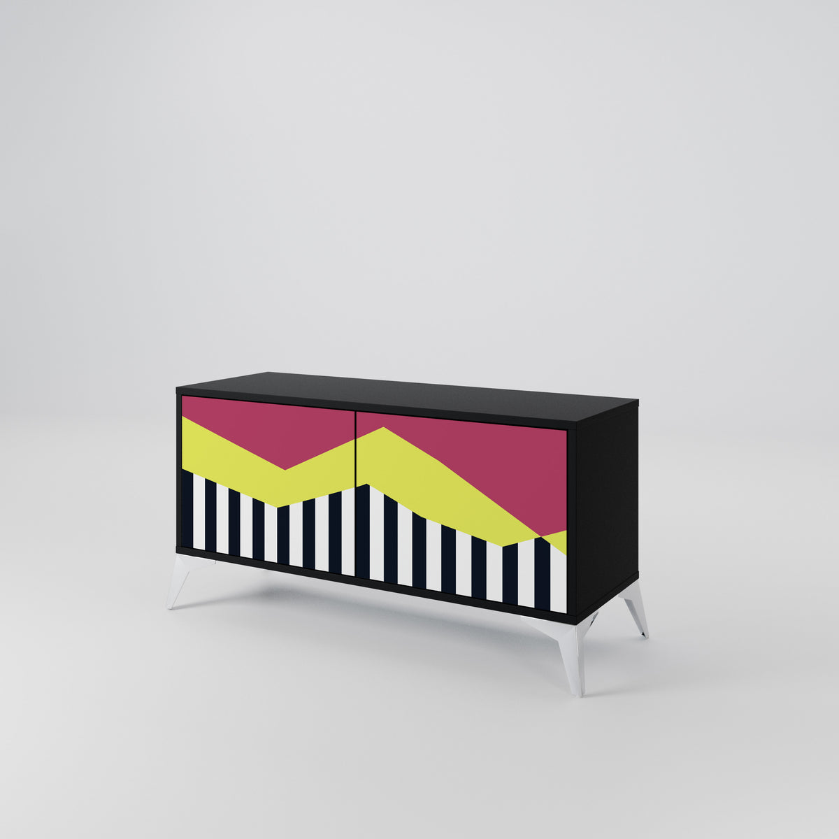 PIANO FANTASY Kompaktes 2-türiges TV-Lowboard
