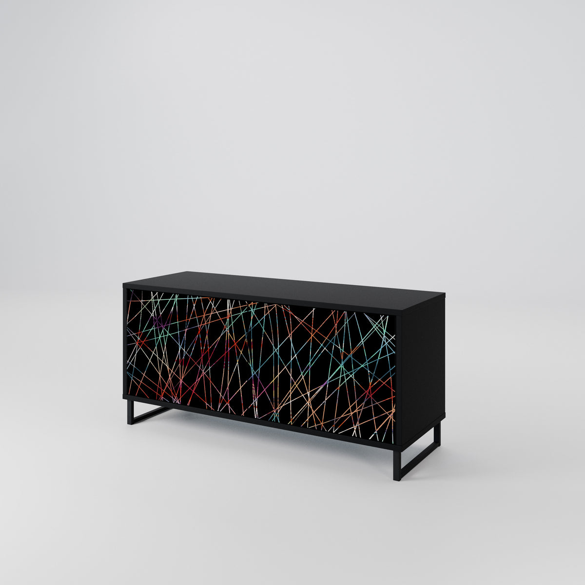 LUMINOUS SNARE Kompaktes 2-türiges TV-Lowboard