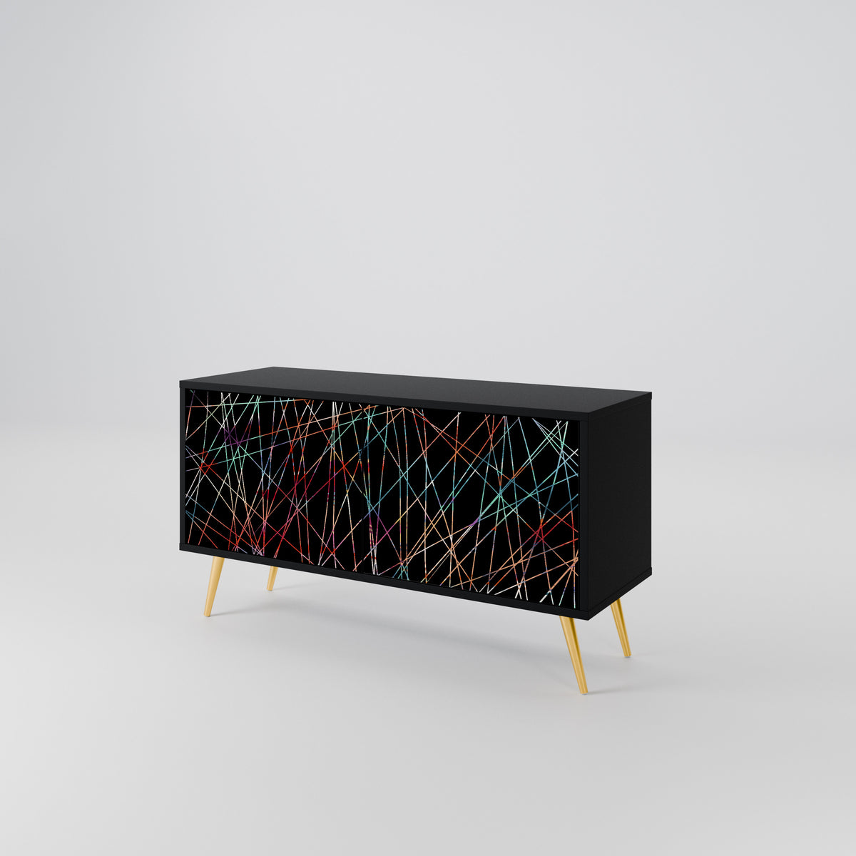 LUMINOUS SNARE Kompaktes 2-türiges TV-Lowboard