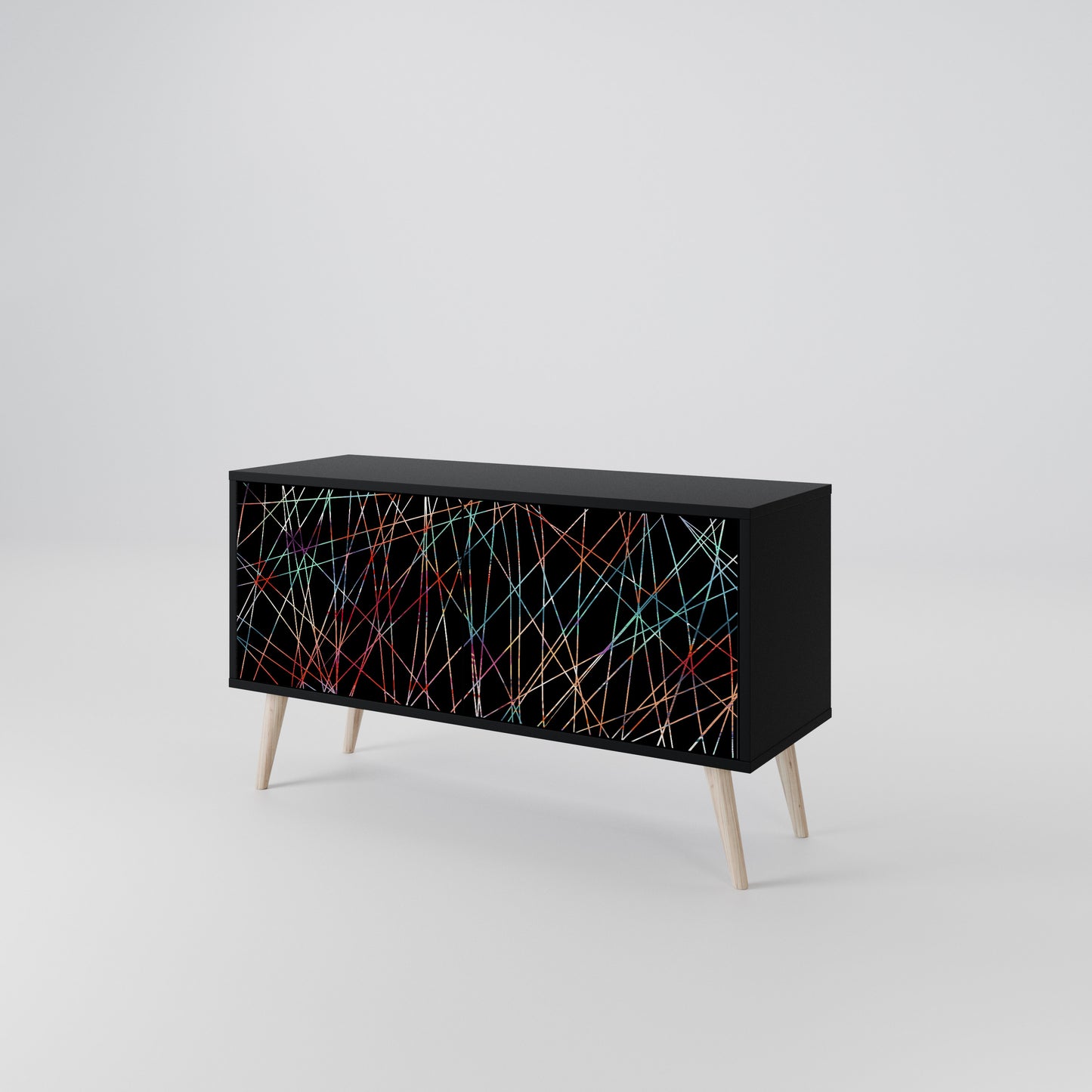 LUMINOUS SNARE Kompaktes 2-türiges TV-Lowboard