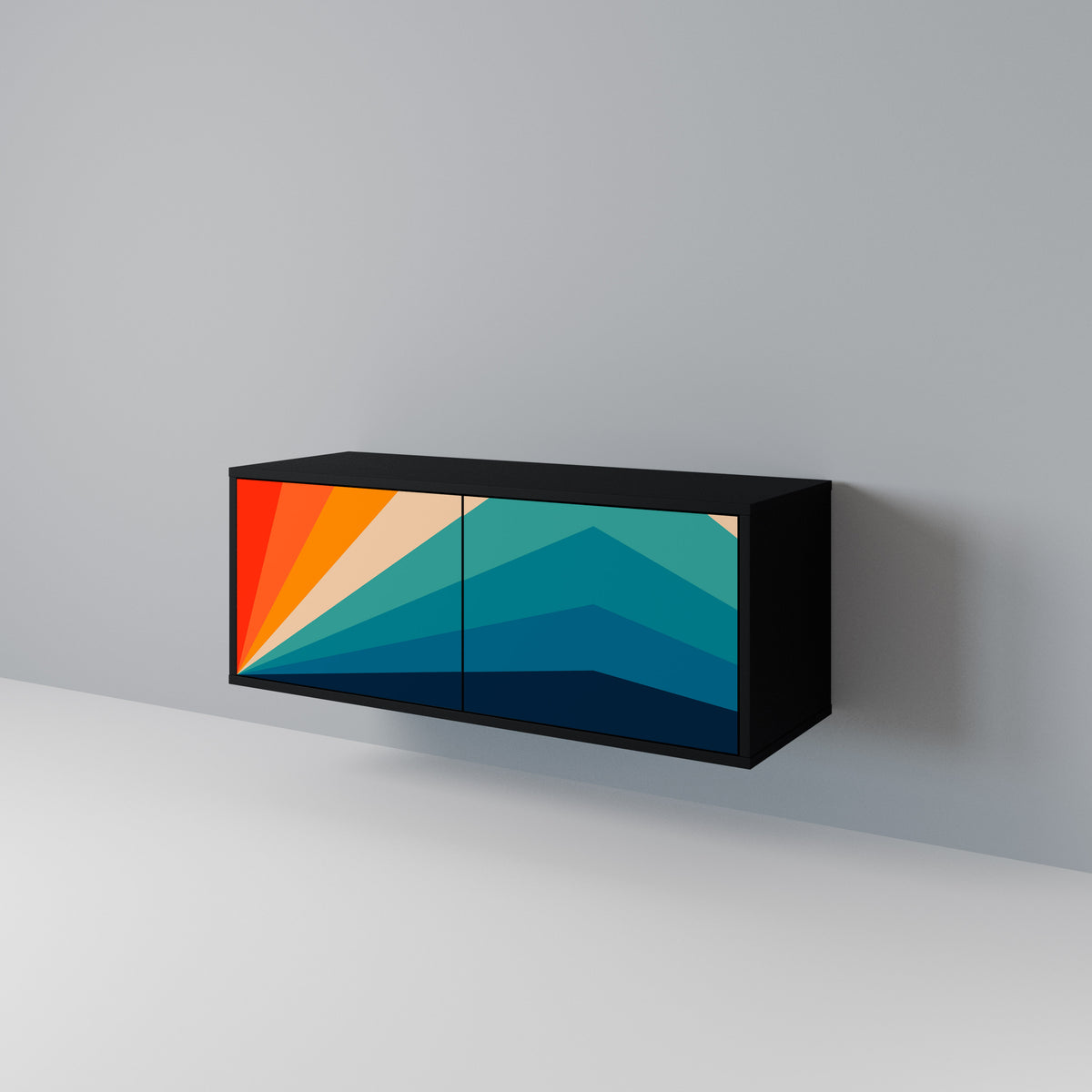 PRISM CONCUSSION Kompaktes 2-türiges TV-Lowboard