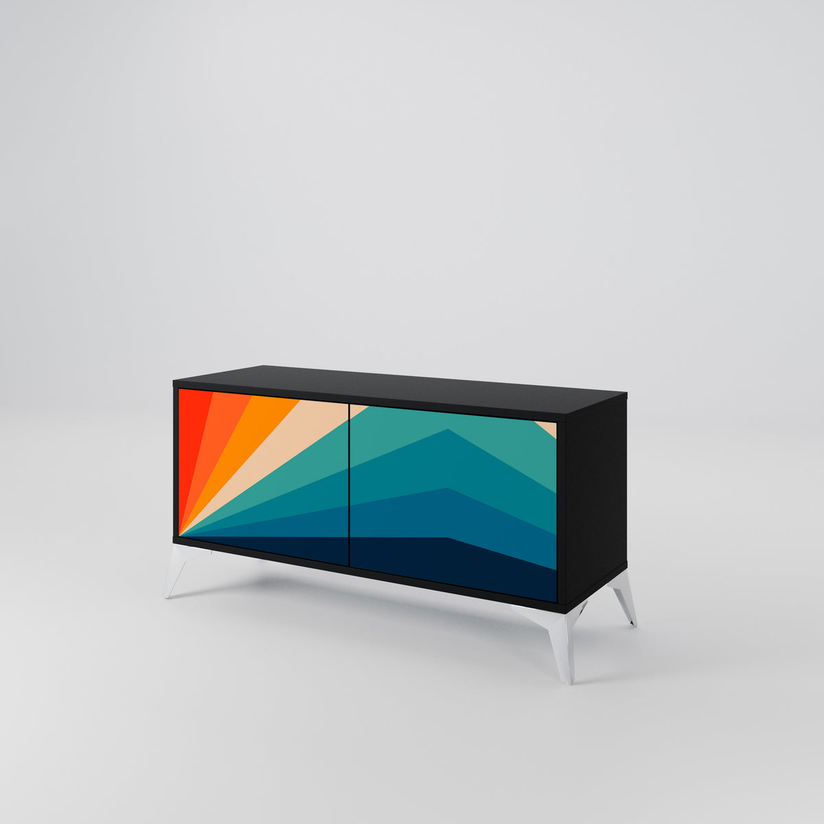 PRISM CONCUSSION Kompaktes 2-türiges TV-Lowboard