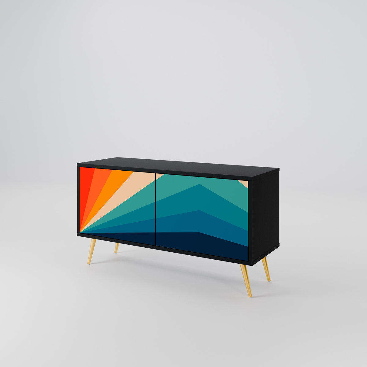 PRISM CONCUSSION Kompaktes 2-türiges TV-Lowboard