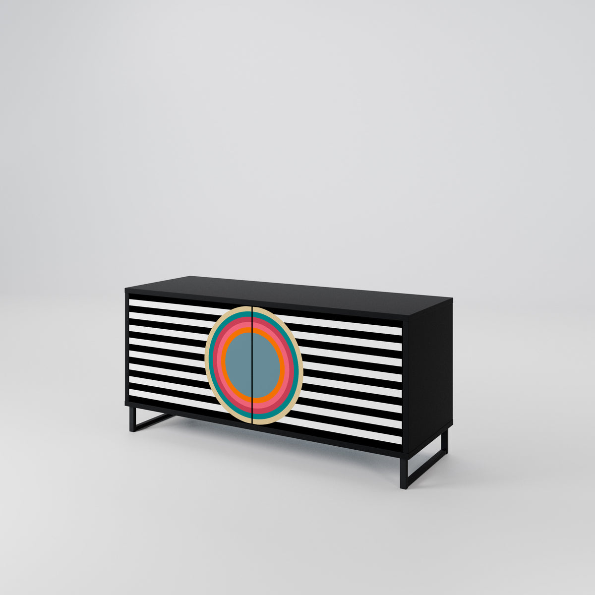 SPECTRA SHOWCASE Kompaktes 2-türiges TV-Lowboard