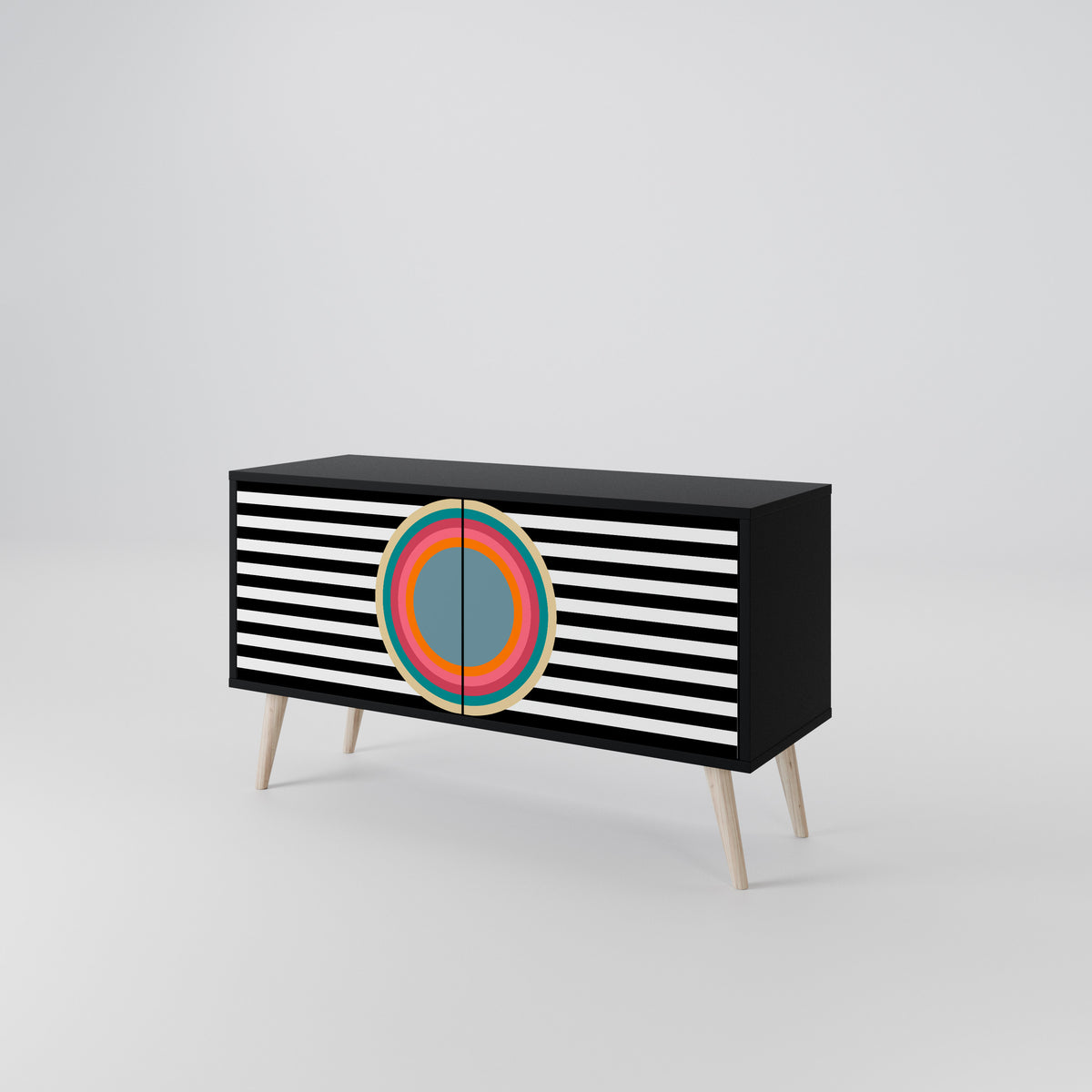 SPECTRA SHOWCASE Kompaktes 2-türiges TV-Lowboard