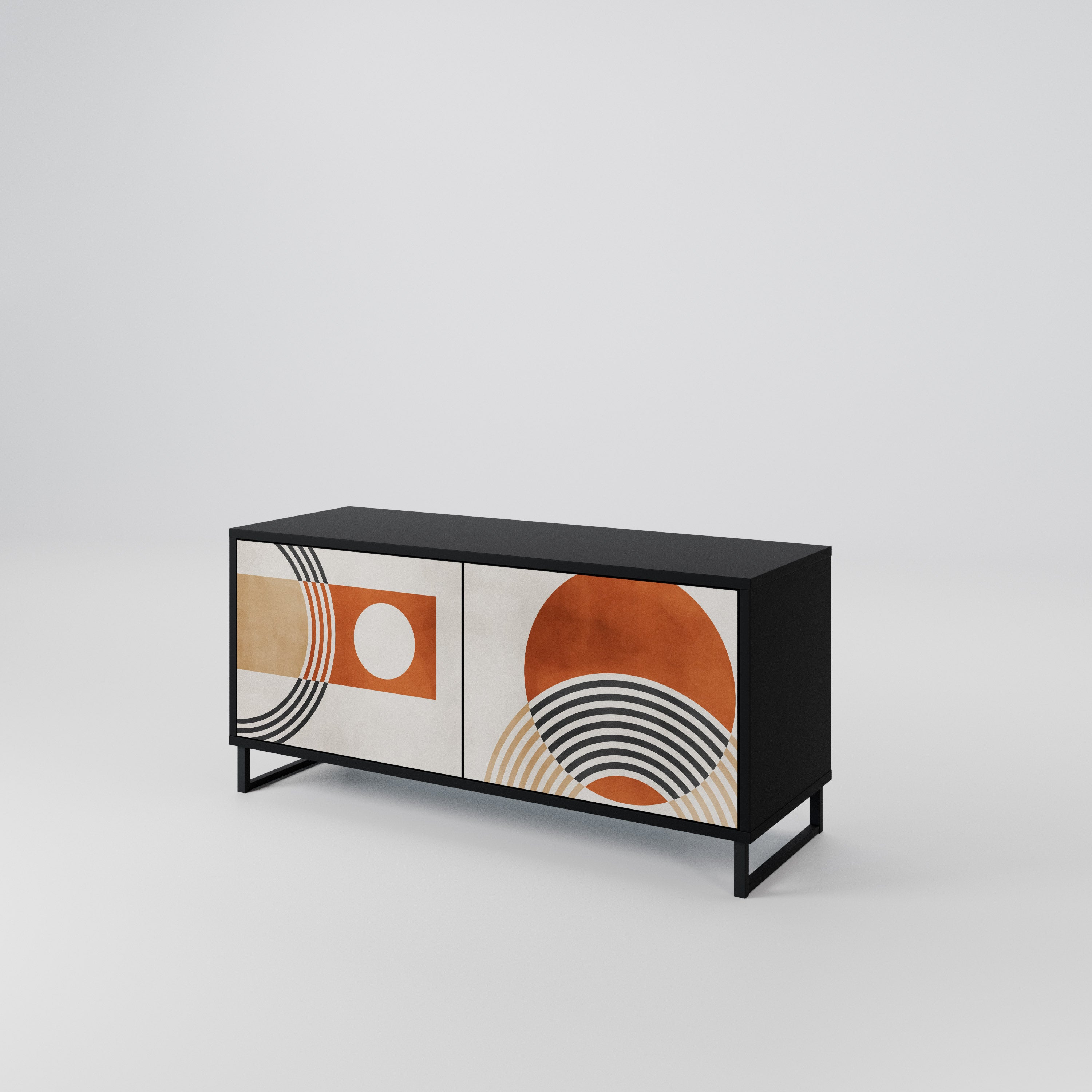 SPACE AROUND Compact 2-Door TV Cabinet