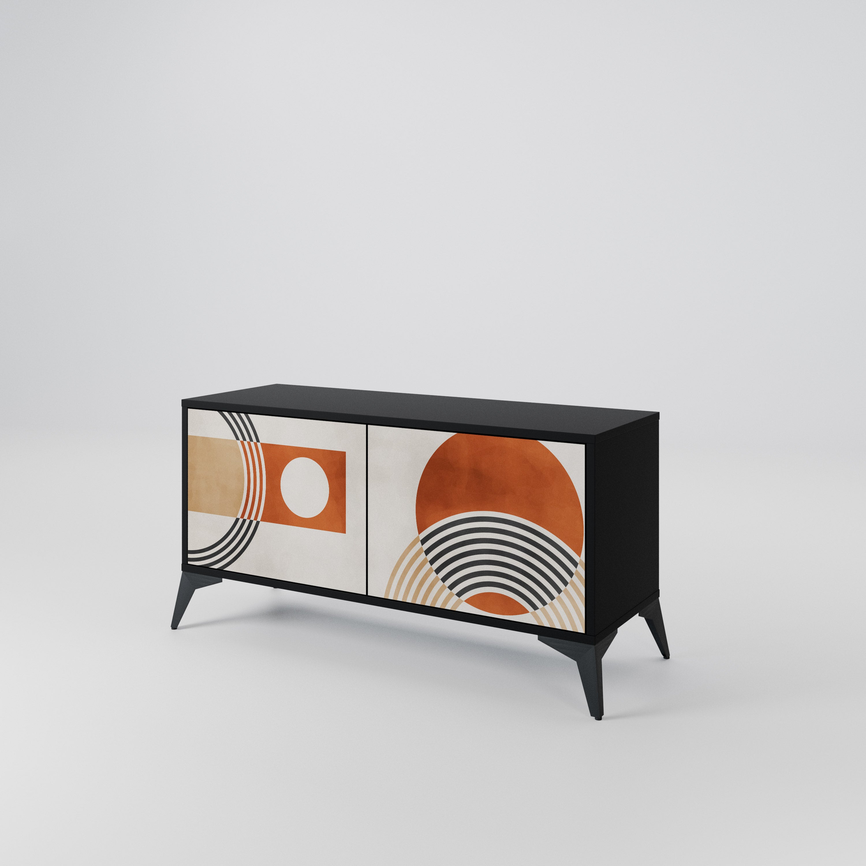 SPACE AROUND Compact 2-Door TV Cabinet