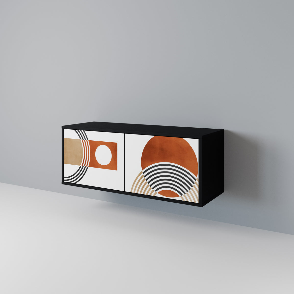 CIRCLE RHYTM Kompaktes 2-türiges TV-Lowboard