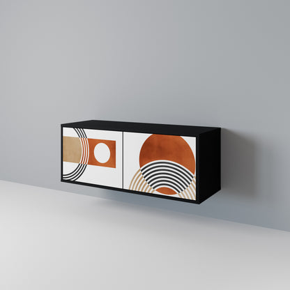 CIRCLE RHYTM Kompaktes 2-türiges TV-Lowboard