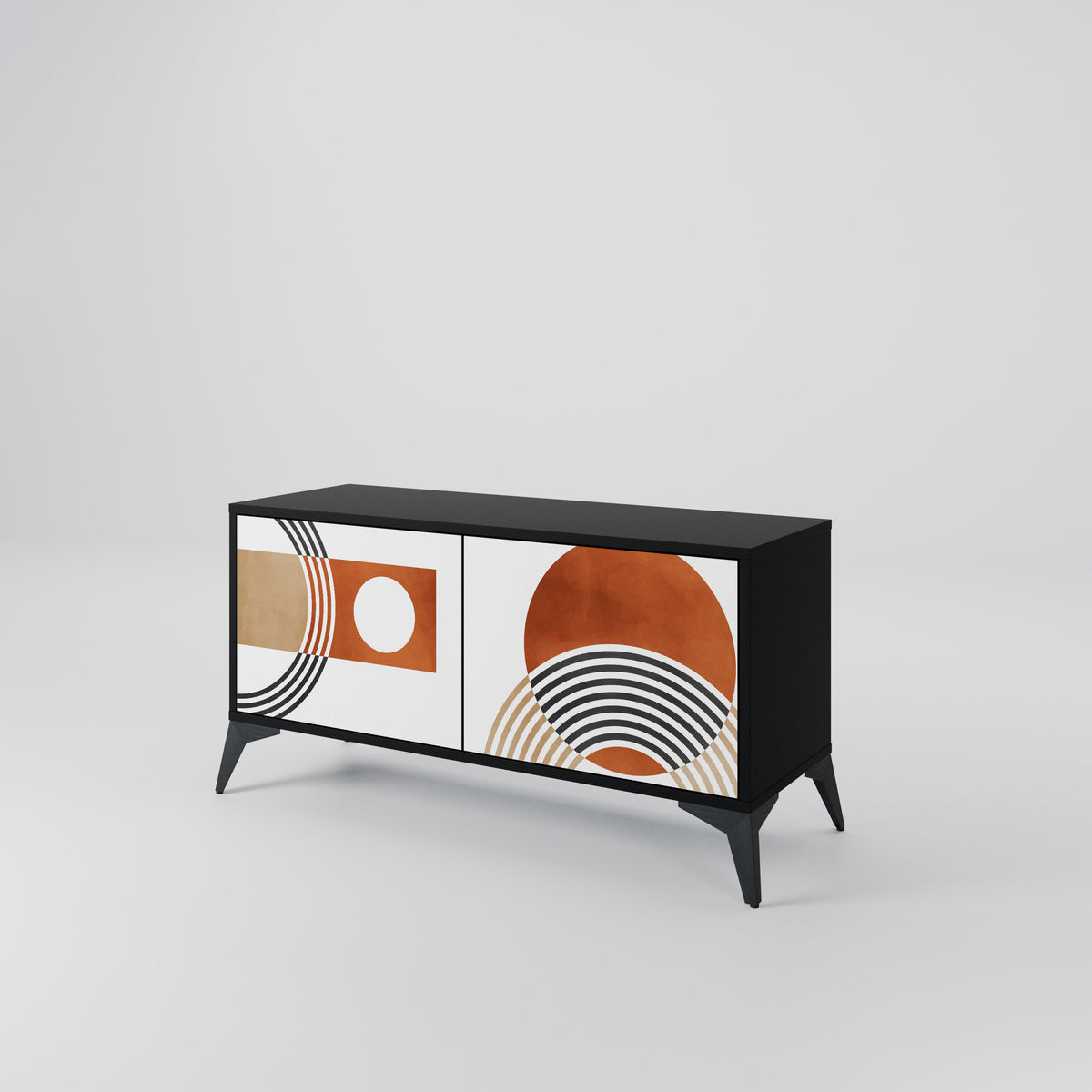 CIRCLE RHYTM Kompaktes 2-türiges TV-Lowboard
