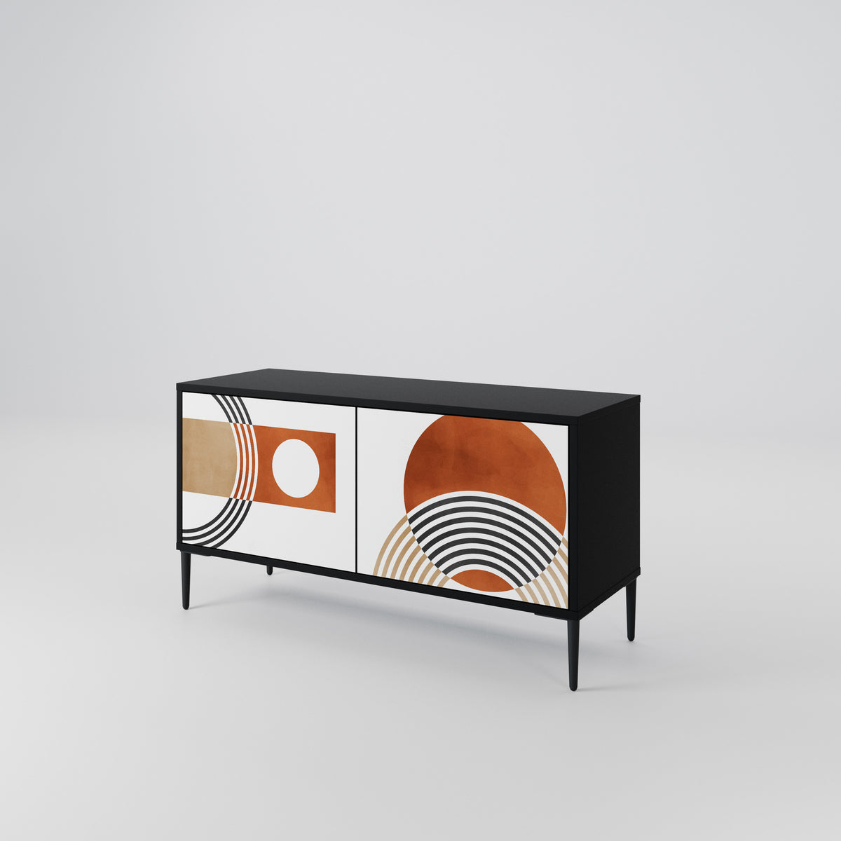 CIRCLE RHYTM Kompaktes 2-türiges TV-Lowboard