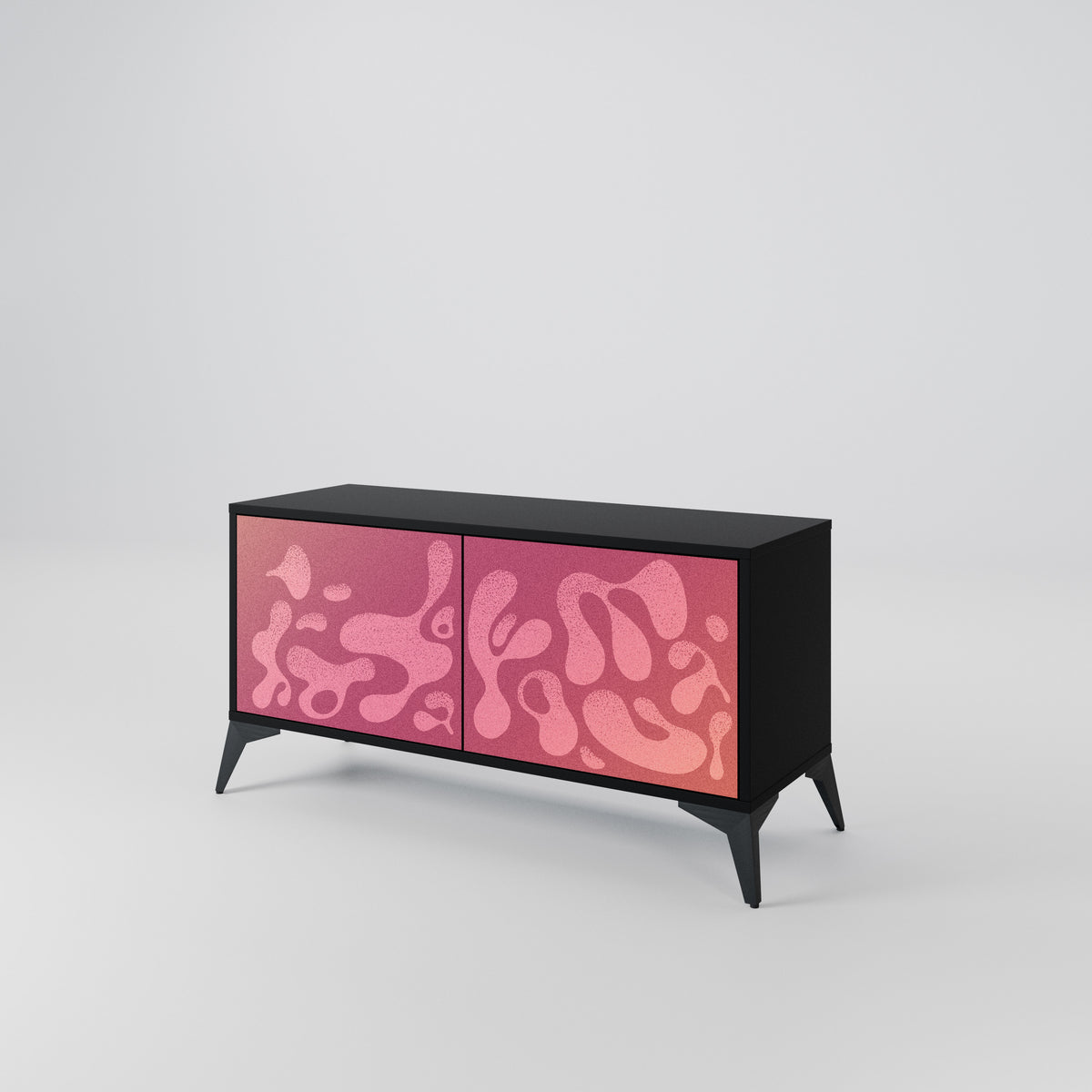 IRREGULAR PINK Kompaktes 2-türiges TV-Lowboard