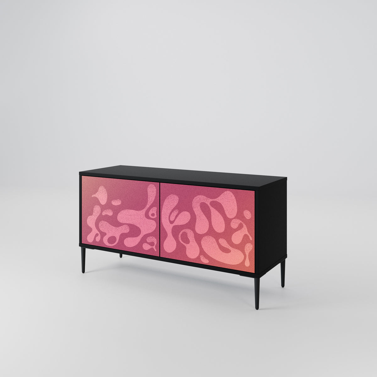 IRREGULAR PINK Kompaktes 2-türiges TV-Lowboard