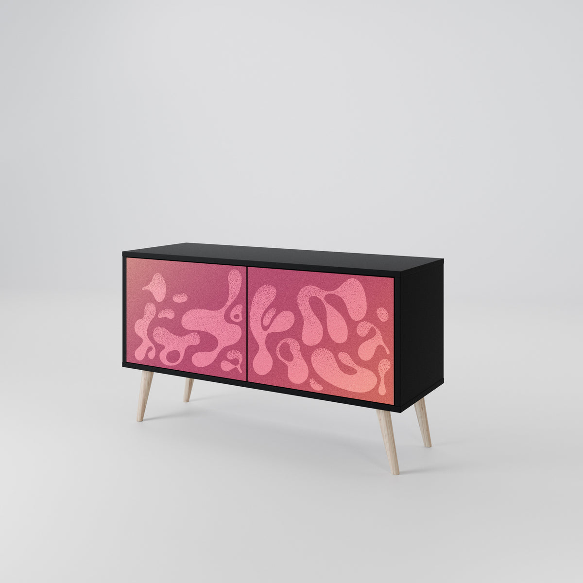 IRREGULAR PINK Kompaktes 2-türiges TV-Lowboard
