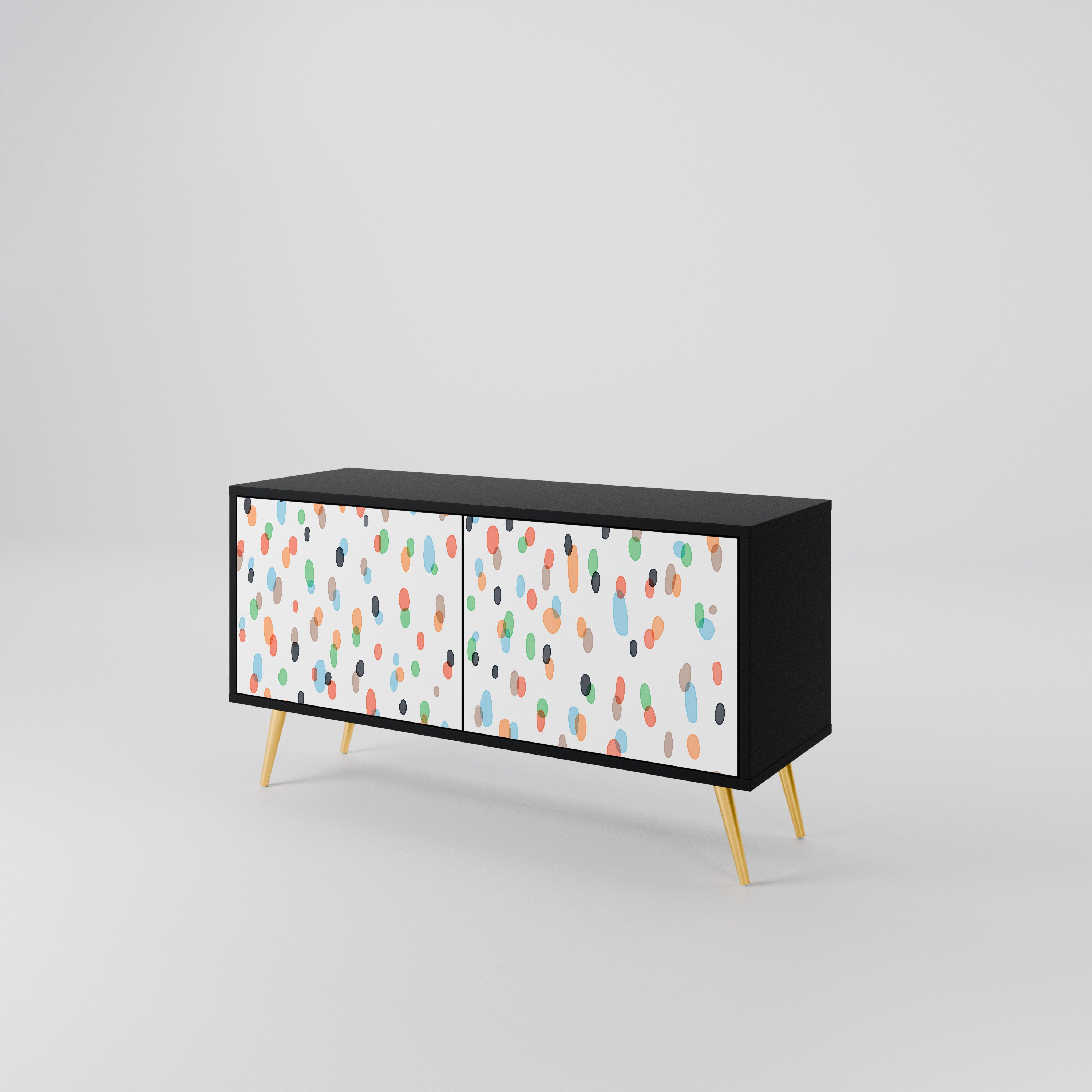 ENERGETIC SPOTS Compact 2-Door TV Cabinet