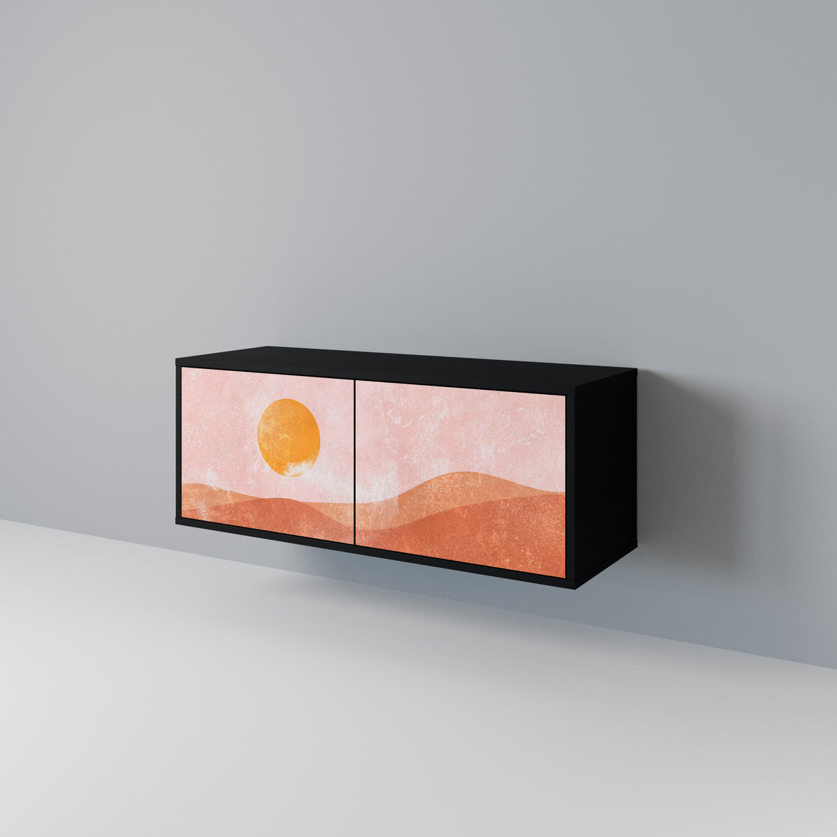 LUMINOUS SUNLIGHT Kompaktes 2-türiges TV-Lowboard