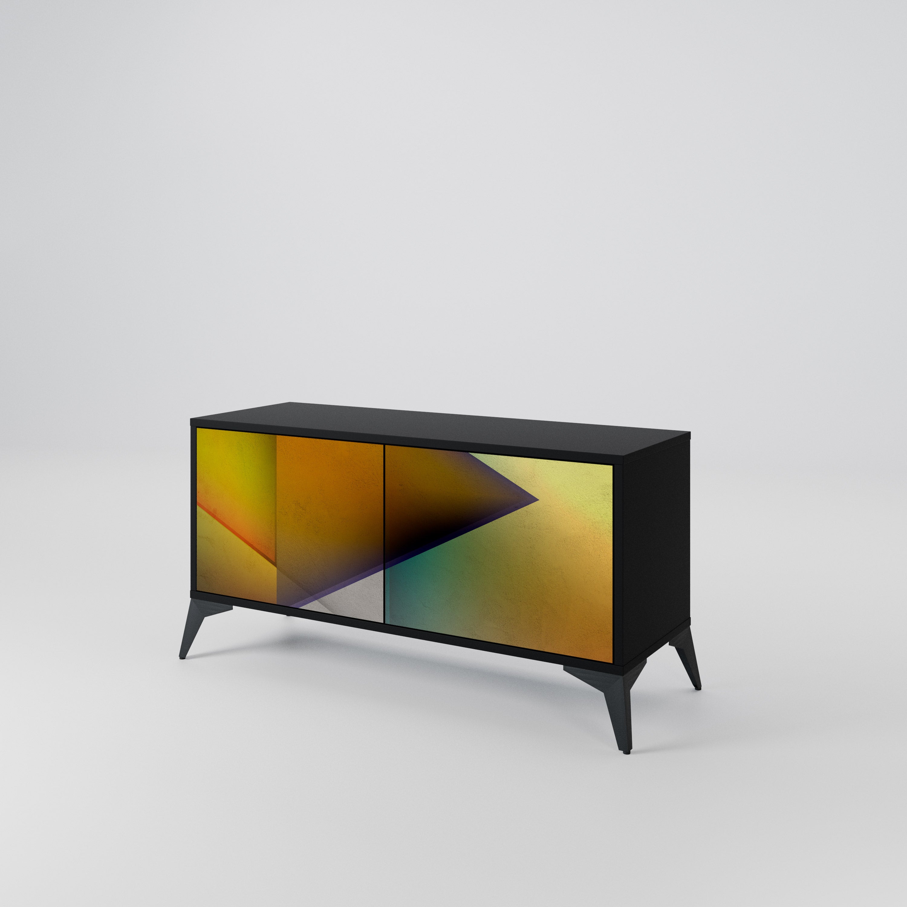 PIERCING SHARPNESS Compact 2-Door TV Cabinet
