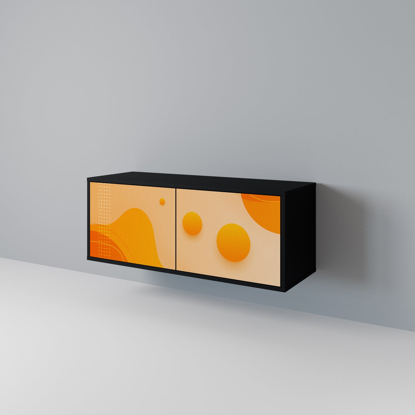 ORANGE ARRANGEMENT Kompaktes 2-türiges TV-Lowboard