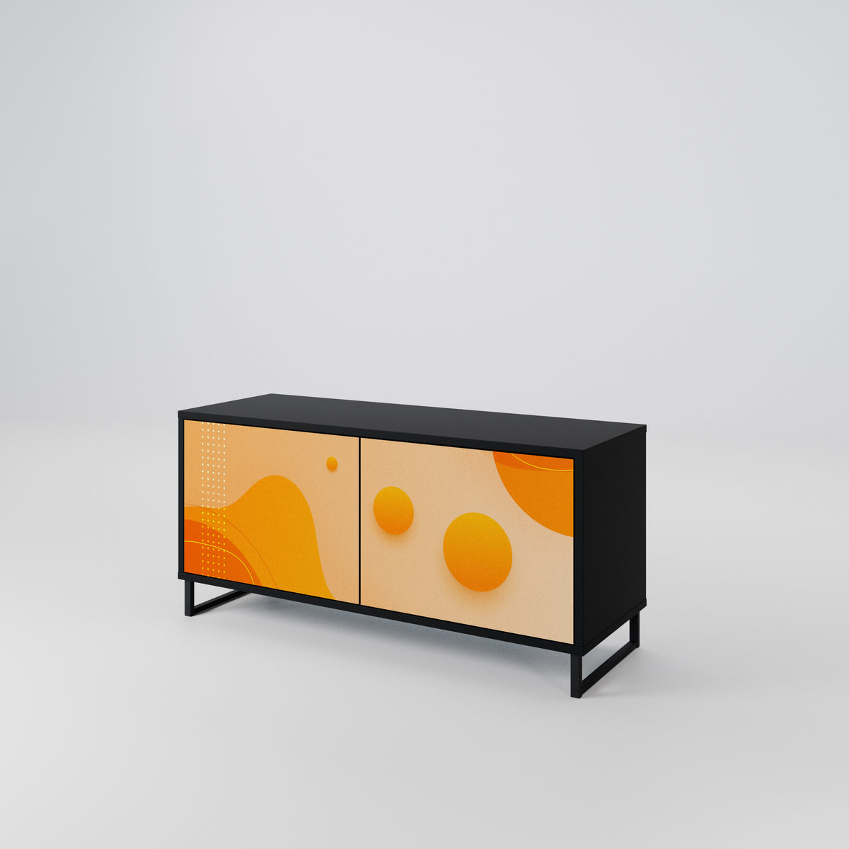 ORANGE ARRANGEMENT Kompaktes 2-türiges TV-Lowboard