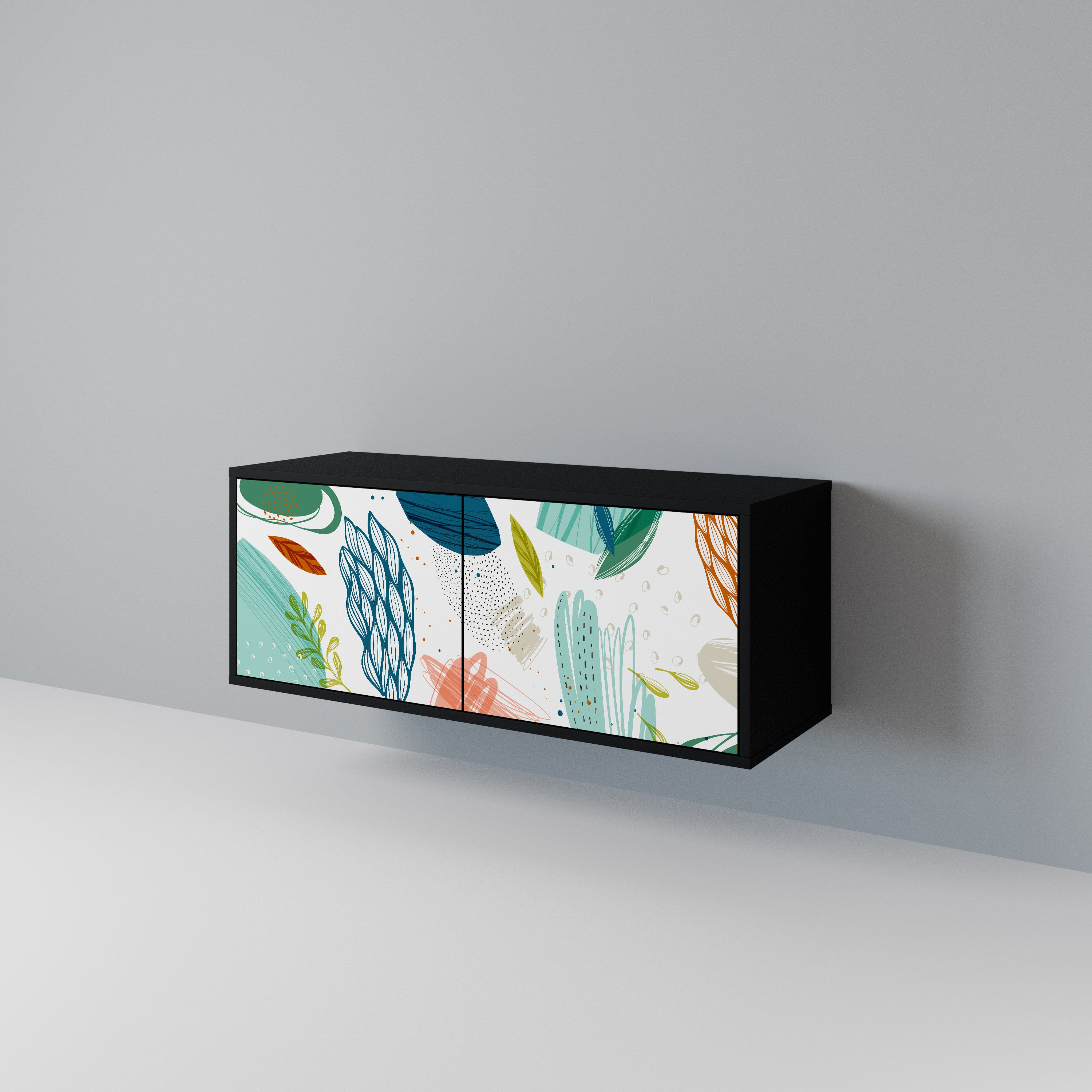 BOTANICAL HURRICANE Kompaktes 2-türiges TV-Lowboard