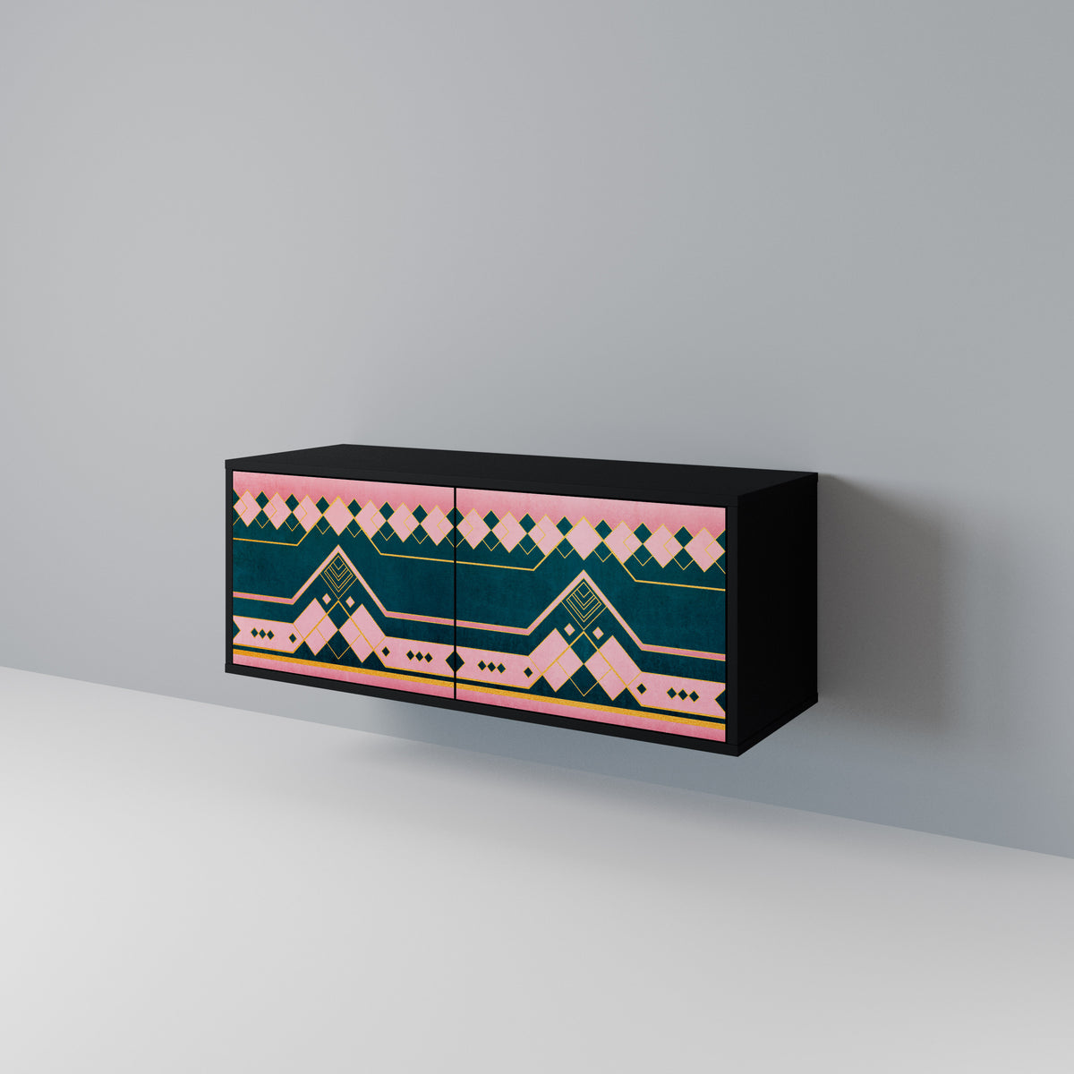 ROYAL COMPOSITION Compact 2-Door TV Cabinet