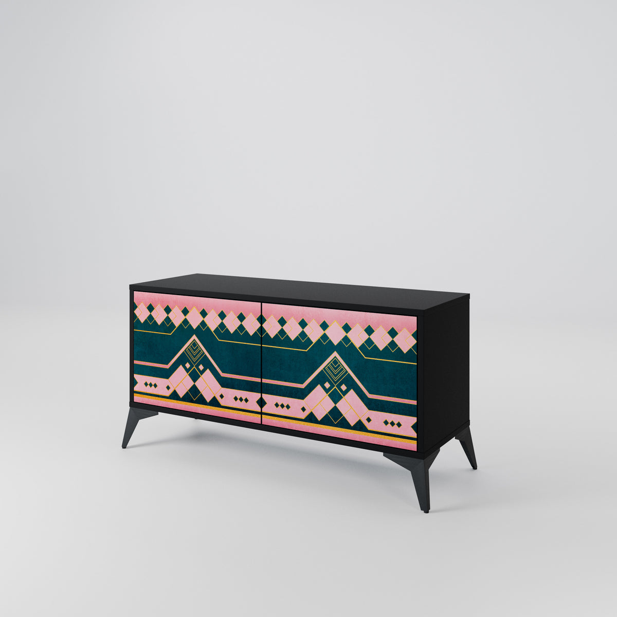 ROYAL COMPOSITION Compact 2-Door TV Cabinet