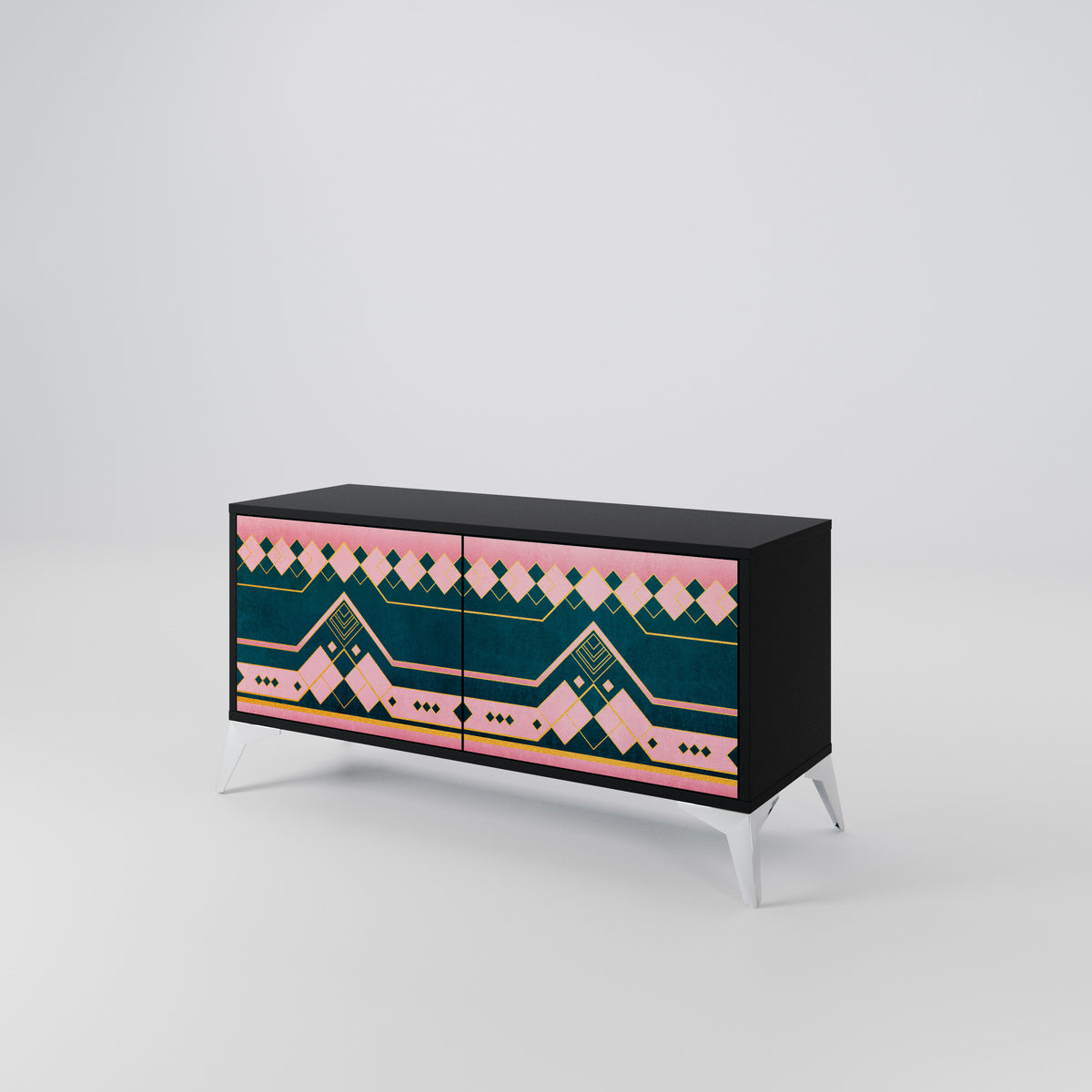 ROYAL COMPOSITION Compact 2-Door TV Cabinet